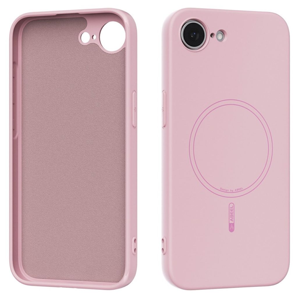 ABEEL iPhone 17e/16e MagSafe Silicone skal – rosa