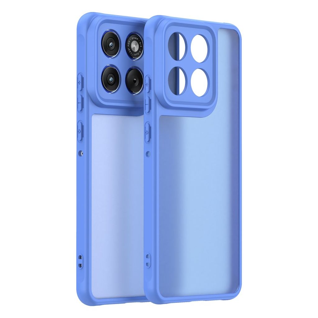 Motorola Edge 70 5G skal Drop Proof Frosted – Light blå