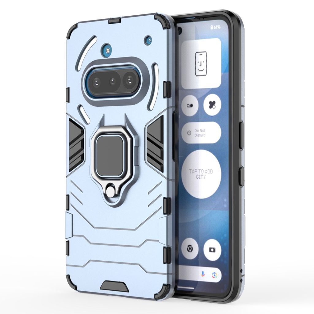 Nothing Phone (3a) skal with Ring holder – blå