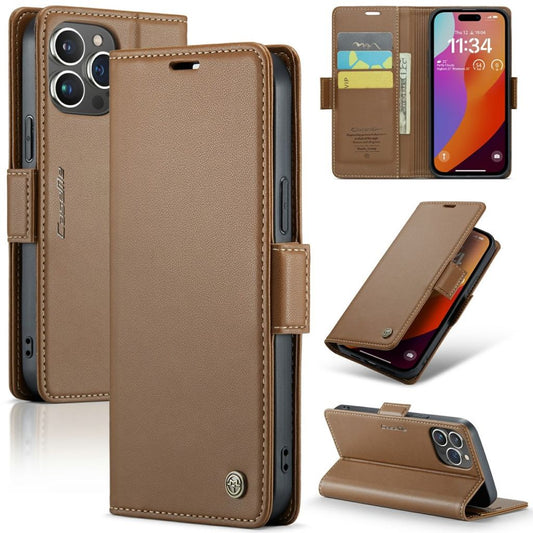 CASEME 023 Series iPhone 16 Pro cover - Brown