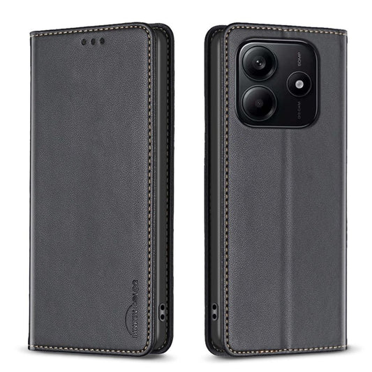 BINFEN COLOR Xiaomi Redmi Note 14 5G Wallet Cover - Black