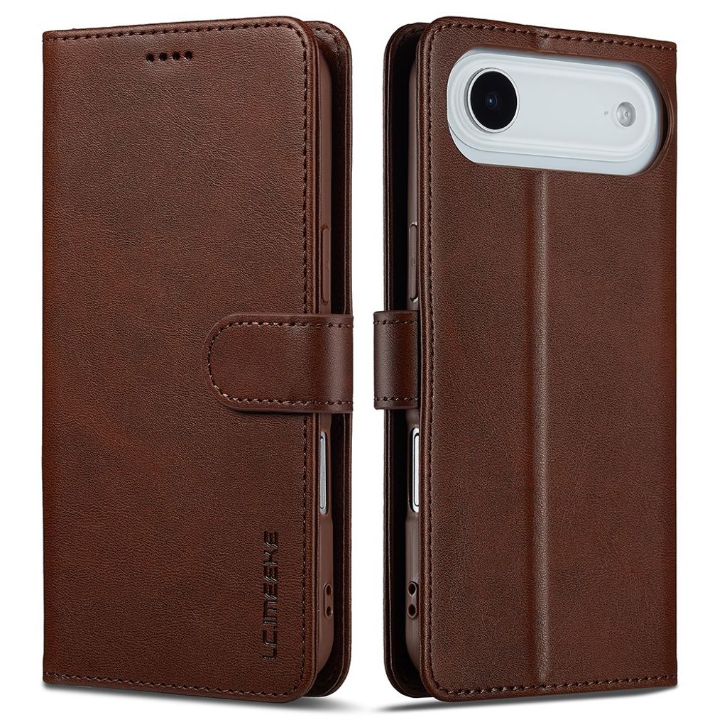 LC.IMEEKE iPhone Air Wallet Fodral with Stand - Brown