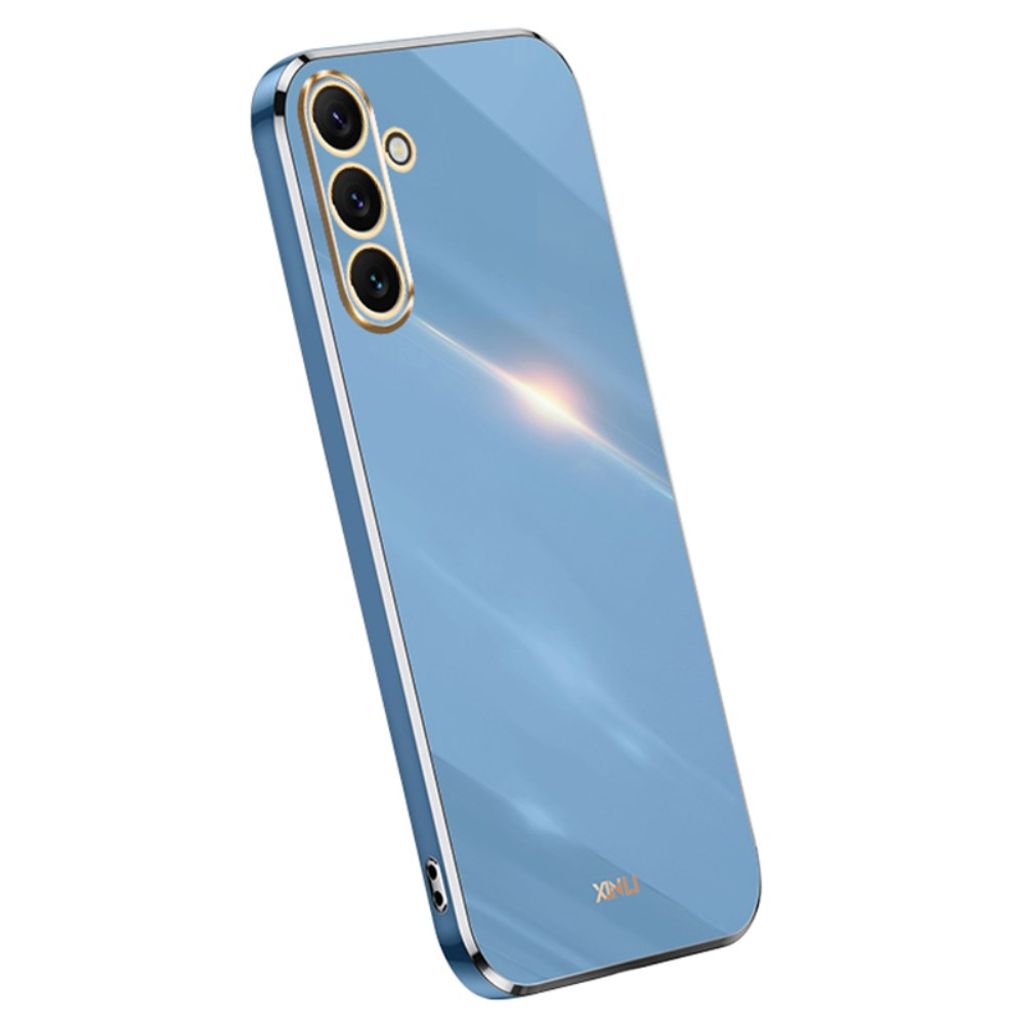 XINLI Samsung Galaxy A16 skal with guld frame – blå