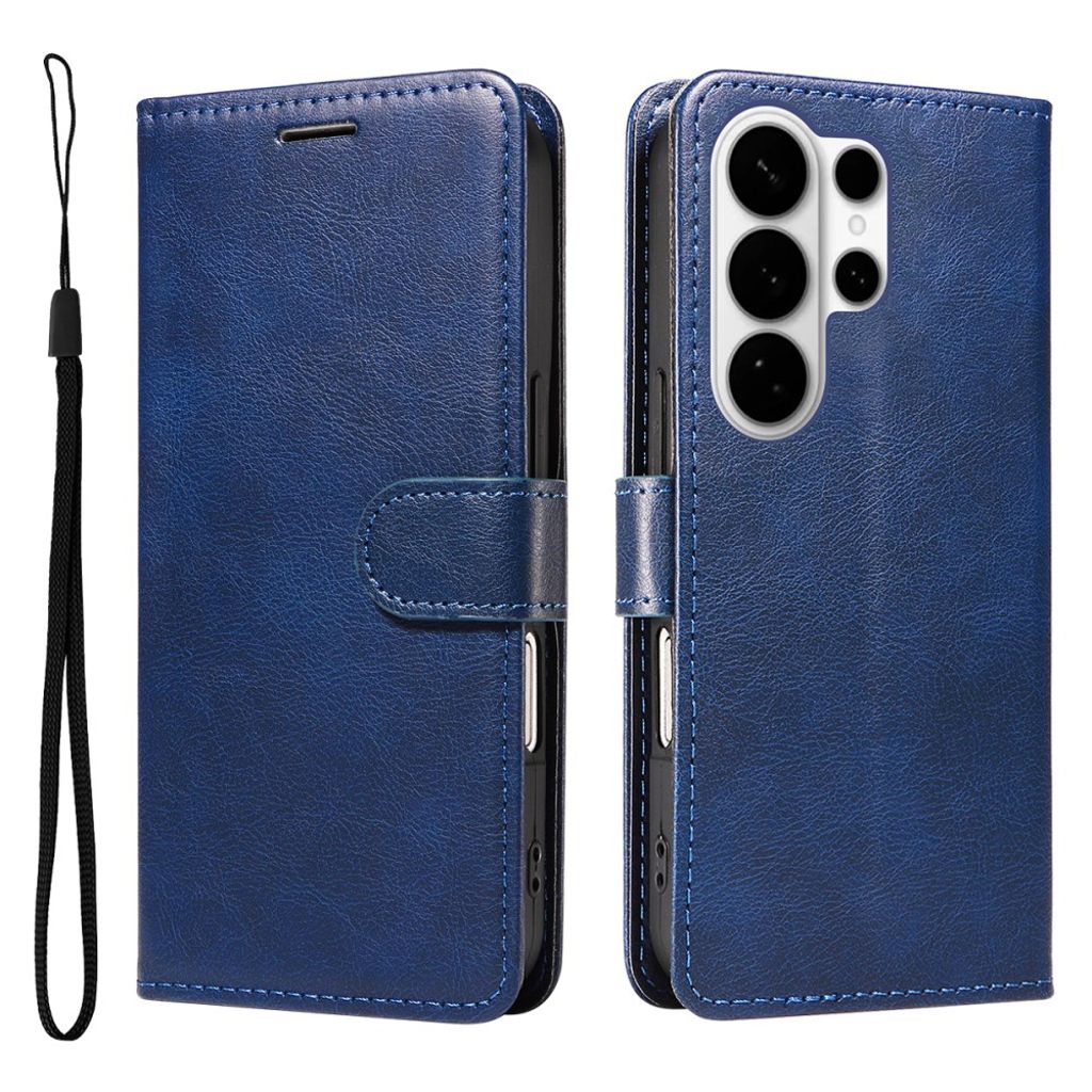 Samsung Galaxy S26 Ultra fodral with Carrying strap - blå