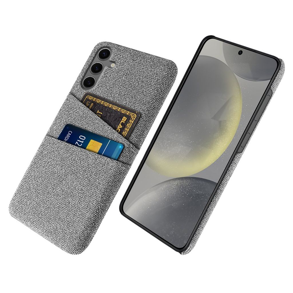 Samsung Galaxy S24 FE case with dual card slots - Light Gray