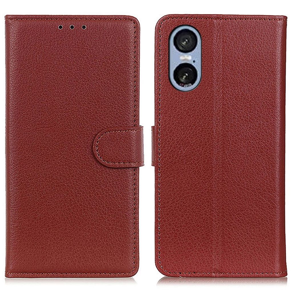 Sony Xperia 5 VI plånboksfodral – brun
