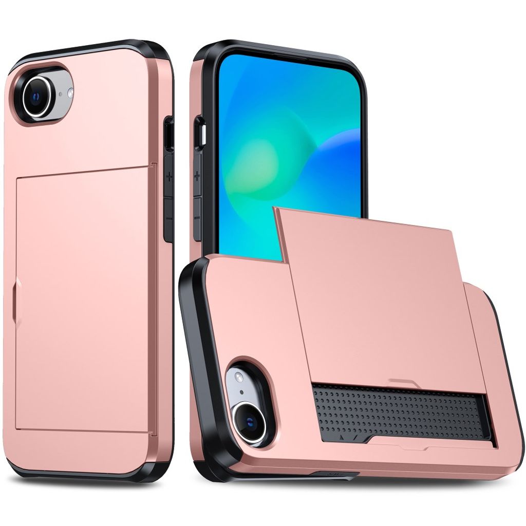 iPhone 17e/16e Case with Cardholder - Black