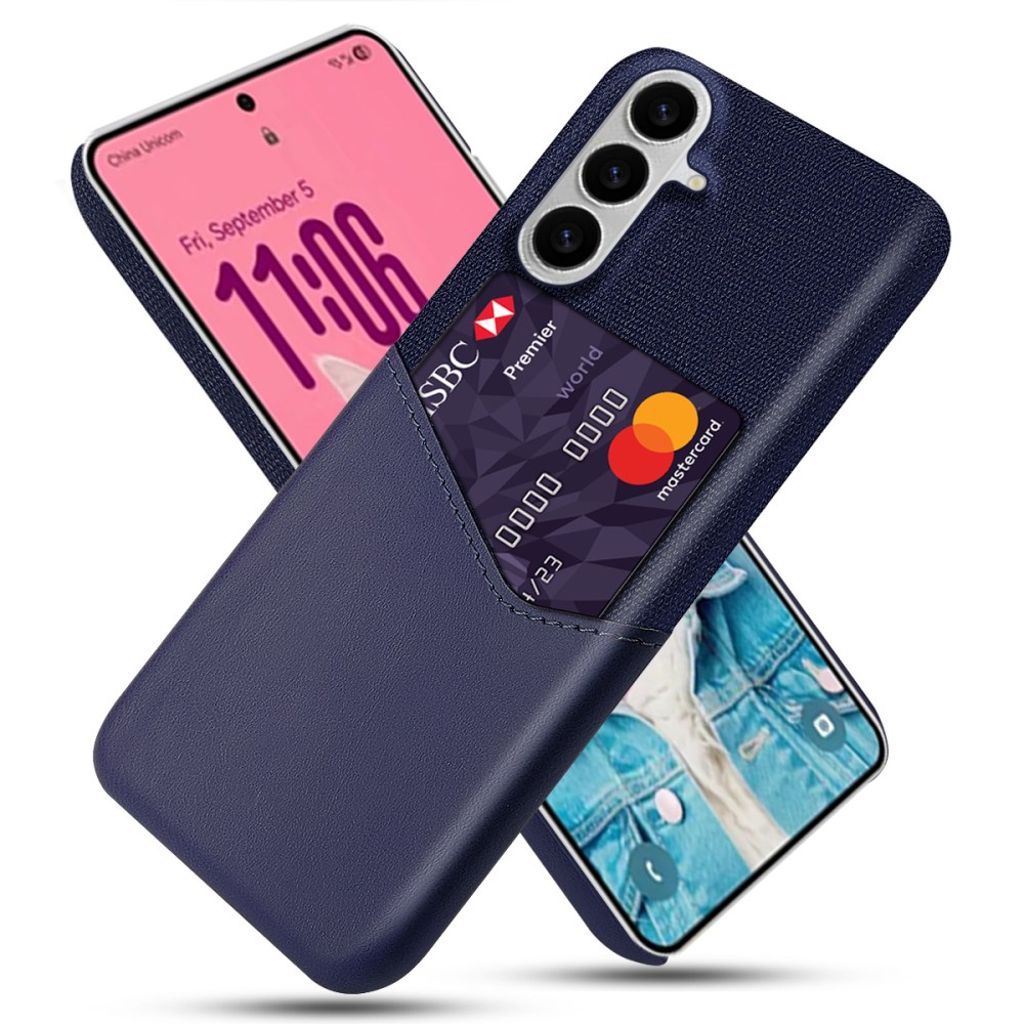 Samsung Galaxy S26 skal Card Holder – blå