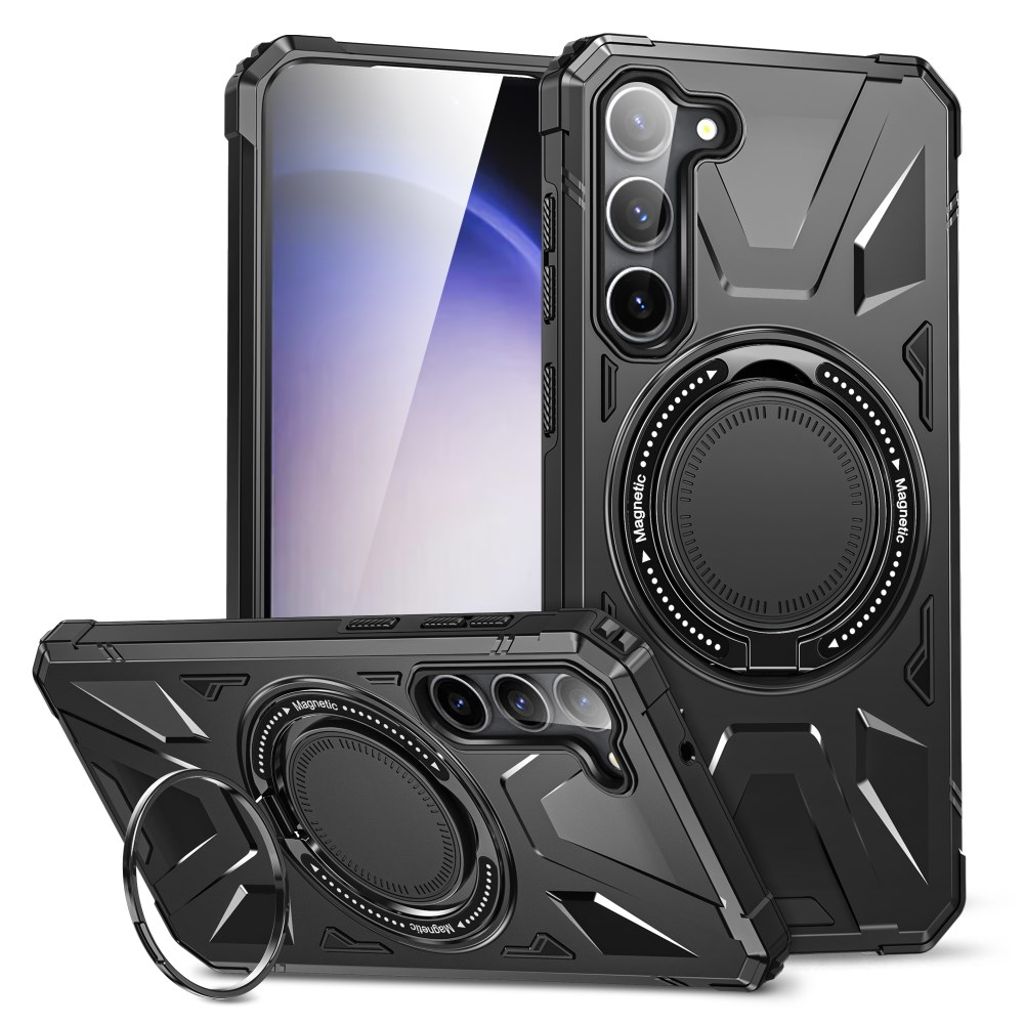 Samsung Galaxy S24 Case with Ring Kickstand - Black