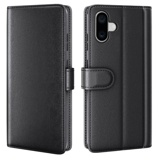 iPhone 16 Case in genuine leather - Black