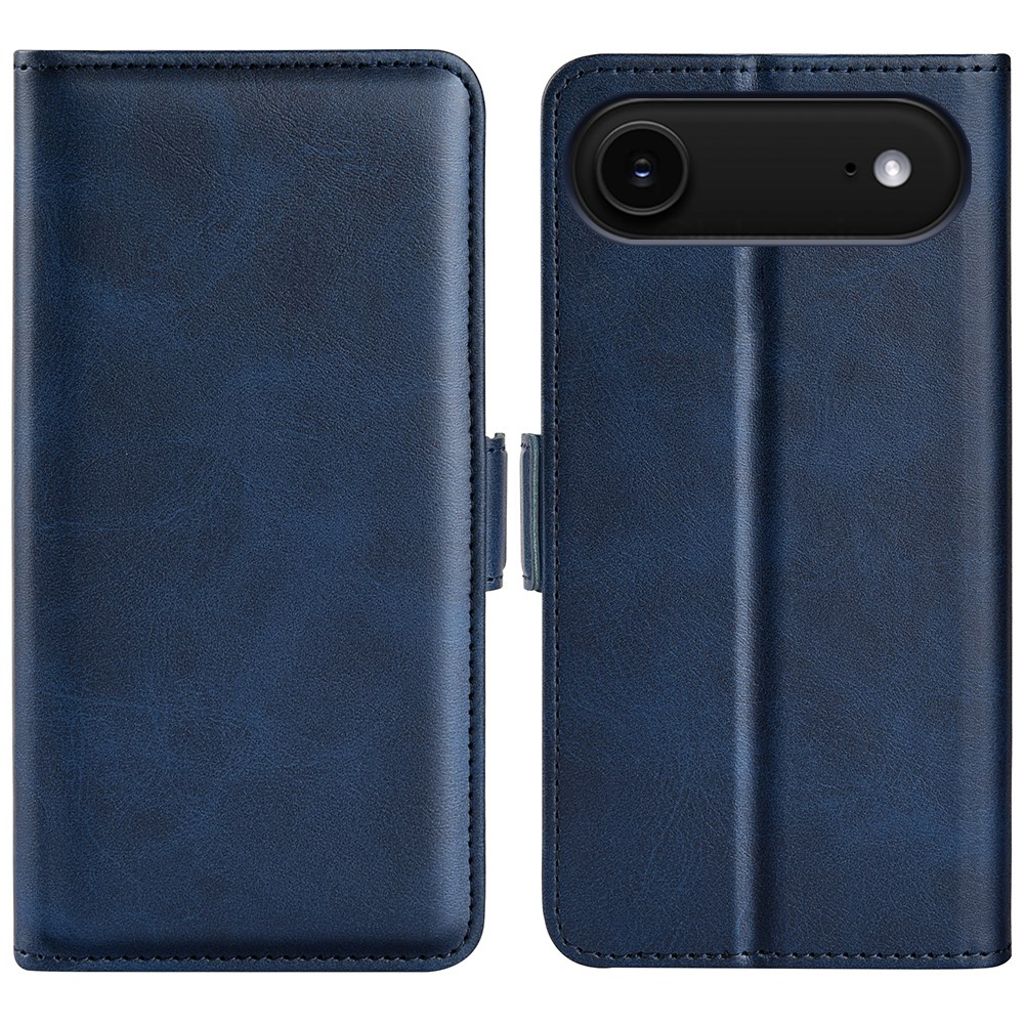 iPhone Air Wallet Fodral in calf texture - Blue