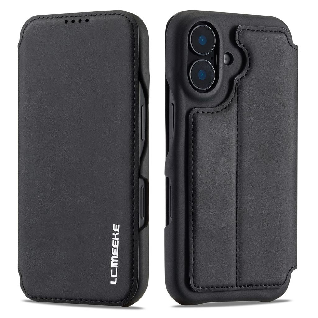 LC.IMEEKE iPhone 16 Fodral with Stand - Black
