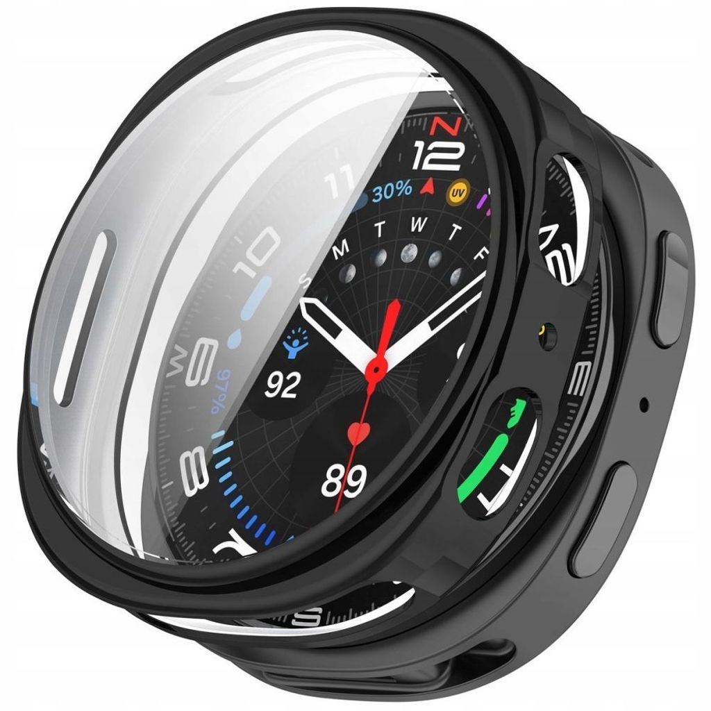 Tech-protect defense skal för samsung galaxy watch 8 40mm - svart