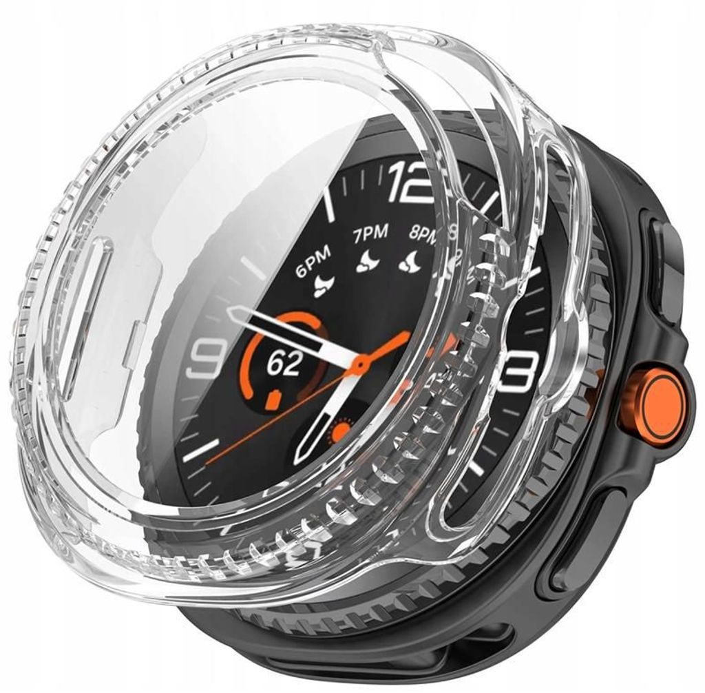 Tech-Protect defense skal för Samsung Galaxy Watch 8 46mm - transparent