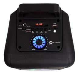 N-GEAR FLASH 610 bärbar högtalare, 100W, Powerbank-funktion, svart