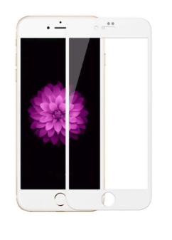 Skärmskydd iPhone 7/8 - 3D Härdat Glas Vit (miljö)