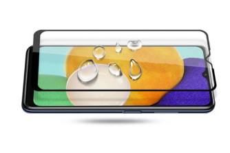 Skärmskydd Samsung A13 4G - 3D Härdat Glas Svart (miljö)