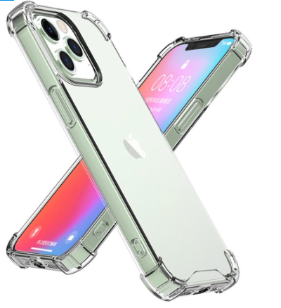 iPhone 14 Pro Skal - Stöttåligt Transparent
