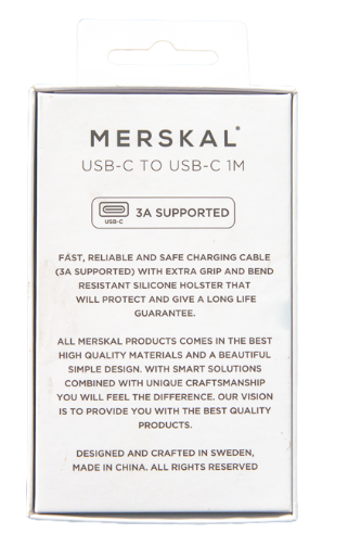 Merskal USB-C to USB-C 1m